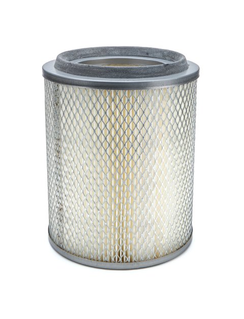 Air Filter Element - Round - 7.875 in Diameter - 9.781 in Tall - Wire Mesh Included - Paper - Dodge Cummins - Dodge Fullsize Trucks 1989-92 - Each