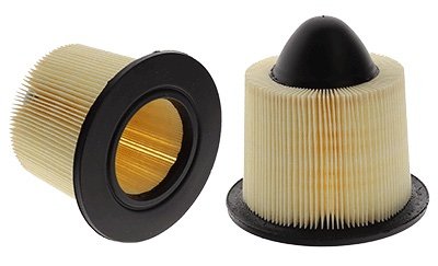 Air Filter Element - Round - 8.134 in OD Base - 5.133 in OD Top - 7.811 in Tall - Paper - White - Various Ford Applications 1995-19 - Each