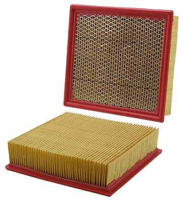 Air Filter Element - Panel - 10.49 in L x 9.95 in W x 2.55 in H - Paper - White - Ford Fullsize Truck / Fullsize SUV 2007-19 - Each
