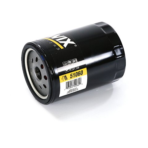 Oil Filter - Canister - Screw-On - 5.17 in Tall - 13/16-16 in Thread - Steel - Black Paint - Various Applications - Each
