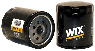 Oil Filter - Canister - Screw-On - 4.338 in Tall - 13/16-16 in Thread - 21 Micron - Steel - Black Paint - Various GM 1964-99 - Each