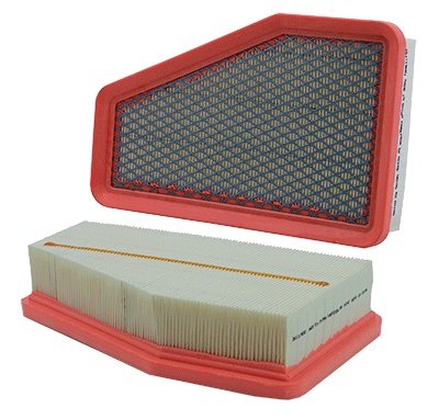 Air Filter Element - Panel - 10.87 in L x 6.97 in W x 2.27 in H - Paper - White - Jeep Cherokee 2019 - Each