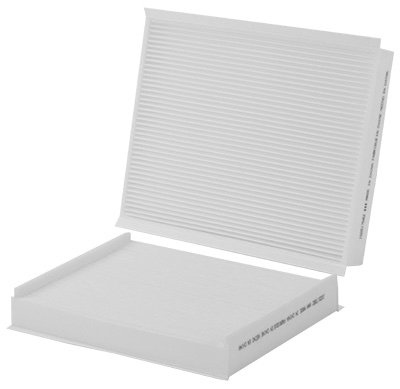 Air Filter Element - Panel - 10.236 in L x 8.071 in W x 1.575 in H - Paper - White - Ford Fullsize Truck 2015-22 - Each