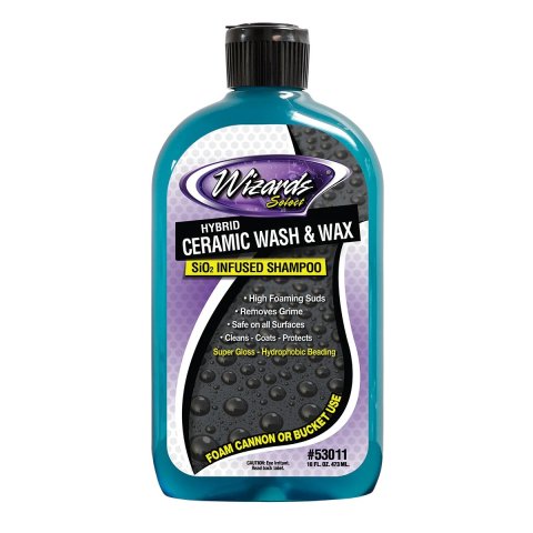 Wash / Wax - Wizards Select - Ceramic - Exterior - 16 oz Bottle - Each