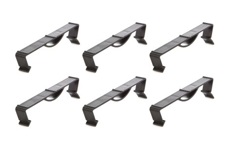Air Filter Spring Clips - Plastic - Black - 6 in Spring Box - Set of 6