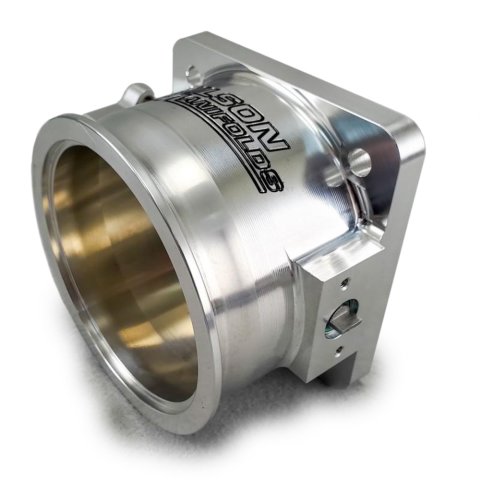Throttle Body - 1520 CFM - MPI - 105 mm Single Blade - Aluminum - Natural - Universal - Each