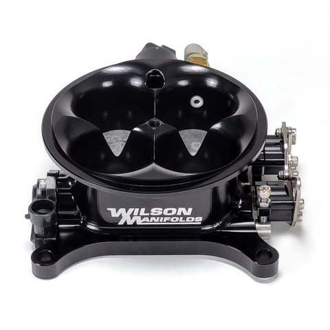 Throttle Body - 1287 CFM - 4150 Flange - 4-Barrel - Aluminum - Black Anodized - Universal - Each
