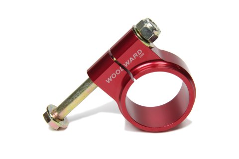 Steering Column Clamp - 40 mm ID - Aluminum - Red Anodized - Woodward Safety Steering Column - Each