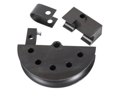 Tubing Bender Die and Shoe - 180 Degree - 3 in Radius - Die Shoe / Roller - Steel - 1 in OD Tubing - Woodward Tubing Bender - Kit