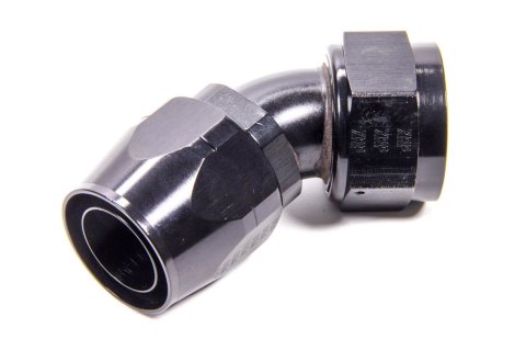 Fitting - Hose End - 45 Degree - 20 AN Hose to 20 AN Female - Black Anodized - Each