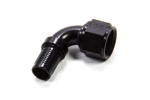 Fitting - Hose End - HS-79 - 90 Degree - 16 AN Hose Crimp to 16 AN Female - Aluminum - Black Anodized - Each