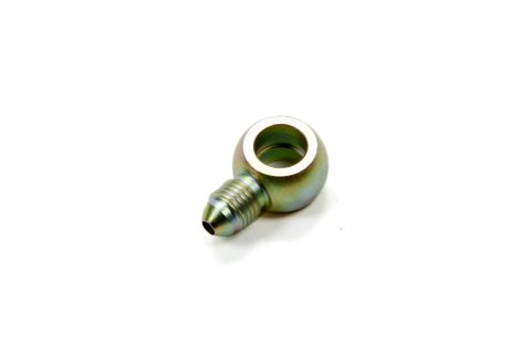 Fitting - Adapter Banjo - Straight - 3 AN Male to 10 mm Banjo - Short Neck - Steel - Cadmium - Each