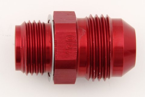 Fitting - Adapter - Straight - 8 AN Male to 5/8-18 in Inverted Flare Male - Aluminum - Red Anodized - Each