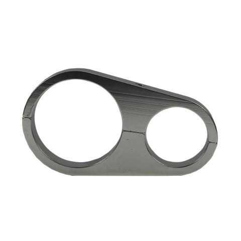 Fuel Filter Mounting Bracket - 1-1/4 in Tubing - Aluminum - Clear Anodized - XRP 70 Series Fuel Filters - Pair