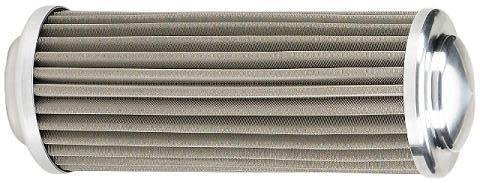 Fuel / Oil Filter Element - 75 Micron - Stainless - XRP 6 AN to 16 AN In-Line Filter - Each