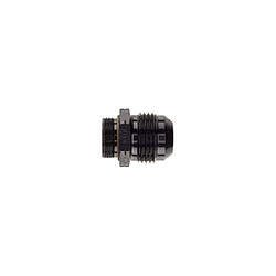 Fitting - Adapter - Straight - 10 AN Male to 22 mm x 1.50 O-Ring - Aluminum - Black Anodized - Each