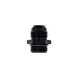 Fitting - Adapter - Straight - 3 AN Male to 3 AN Male O-Ring - Aluminum - Black Anodized - Each