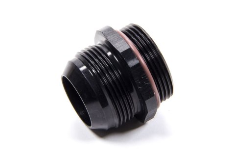 Fitting - Adapter - Straight - 20 AN Male to 20 AN Male O-Ring - Aluminum - Black Anodized - Each