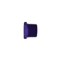 Fitting - Bushing - 1/8 in NPT Female to 3/8 in NPT Male - Aluminum - Blue Anodized - Each