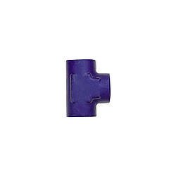 Fitting - Adapter Tee - 1/8 in NPT Female x 1/8 in NPT Female x 1/8 in NPT Female - Aluminum - Blue Anodized - Each
