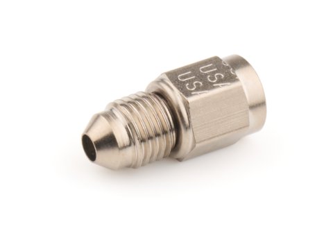 Fitting - Adapter - Straight - 3 AN Female Swivel to 4 AN Male - Steel - Nickel Plated - Each