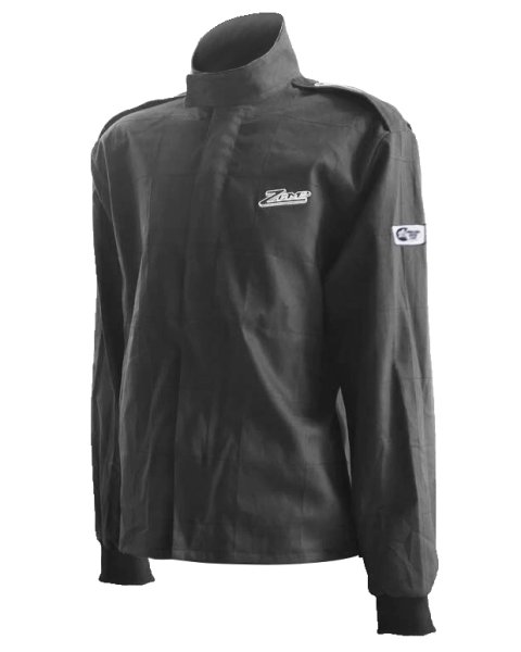 Driving Jacket - ZR-10 - SFI 3.2A/1 - Single Layer - Fire Retardant Cotton - Black - Small - Each