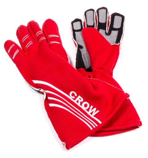 Gloves - All Star - Driving - SFI 5 - Double Layer - Nomex / Leather Palm - Red - Large - Pair