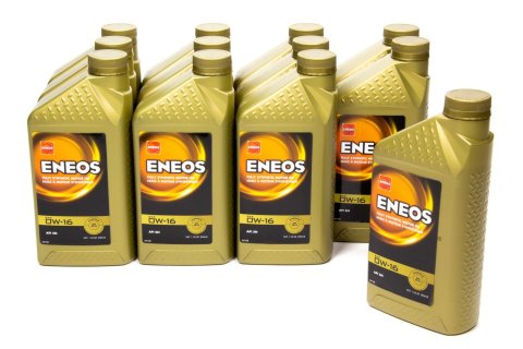 Motor Oil - 0W16 - Synthetic - 1 qt Bottle - Set of 12