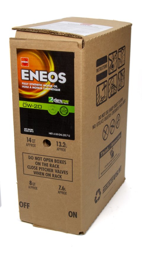 Motor Oil - 0W20 - Synthetic - 6 gal Box - Each