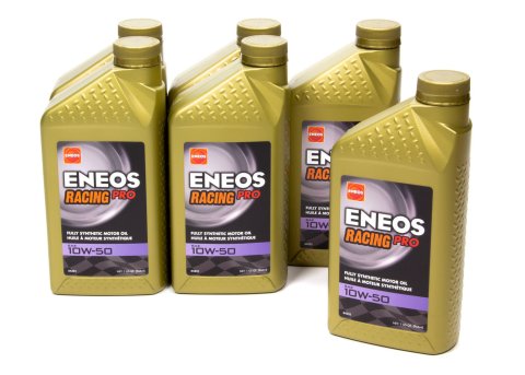 Motor Oil - Racing Pro - ZZDP - Mo-DTC - 10W50 - Synthetic - 1 qt Bottle - Set of 6