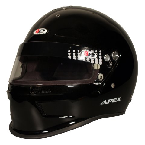 Helmet - Apex - Full Face - Snell SA2020 - Head and Neck Support Ready - Black - Small - Each