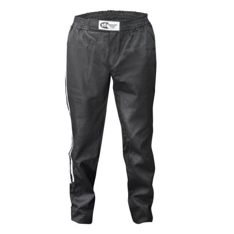Driving Pants - Challenger - SFI 3.2A/1 - Single Layer - Fire Retardant Cotton - Black - 4X-Small - Each