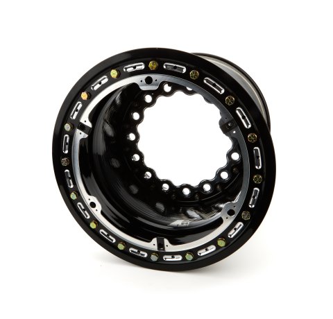 Wheel - Matrix Modular - 15 x 14 in - 5.000 in Backspace - Wide 5 Bolt Pattern - Beadlock - Aluminum - Black Anodized - Each