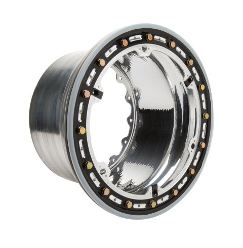 Wheel Shell - Matrix Modular - Outer - 15 x 9 in - Black Beadlock - Aluminum - Polished - Keizer Wide 5 - Each
