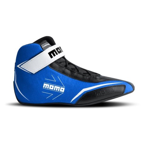 Driving Shoe - Corsa Lite - Mid-Top - FIA Approved - Leather Outer - Fire Retardant Fabric Inner - Blue - Euro Size 43 - Pair