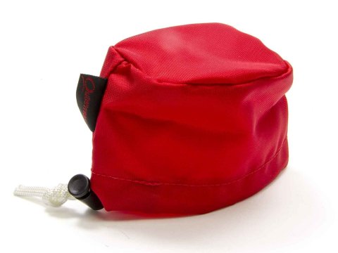 Scrub Bag - 3 in OD - 2.5 in Tall - Polyester - Red - Breathers - Each