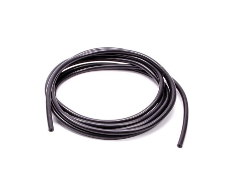 Silicone Hose - Vacuum - 1/8 in ID - 5/64 in Thick Wall - 392 Degree F Max Temperature - 10 ft - Silicone - Black - Each