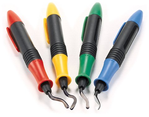 Deburring Tool - Glo-Burr Handy Kit 4E - Blades / Case / Handles - Kit