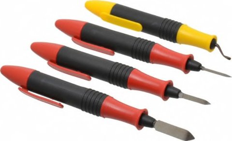 Deburring Tool - Scrape-Burr - Blades / Case / Handles - Kit