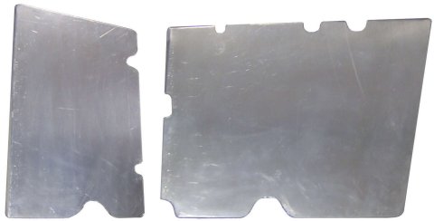 Kick Panel - Driver Side - Aluminum - Natural - Triple X Micro / Mini - Kit