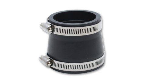 Tubing Coupler - Straight - Reducer - 3 in to 4 in ID - 3 in Long - Silicone - Black - Each