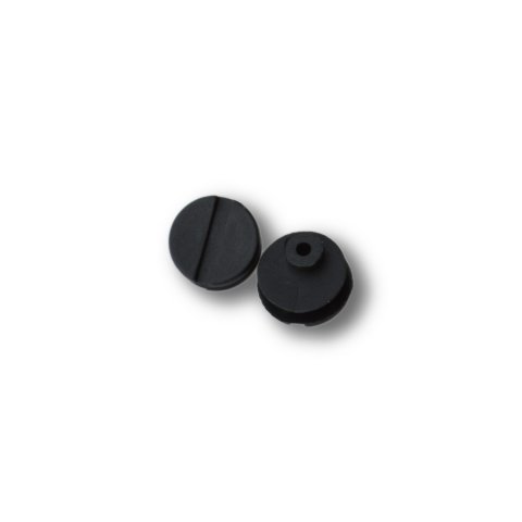 Helmet Tear Off Post - Plastic - Black - Pair
