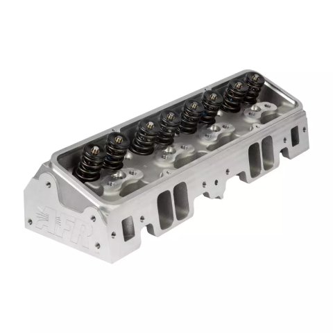Cylinder Head - SBC Enforcer - Assembled - 2.050 / 1.600 in Valves - 200 cc Intake - 69 cc Chamber - 1.580 in Springs - Straight Plug - Aluminum - Small Block Chevy - Each
