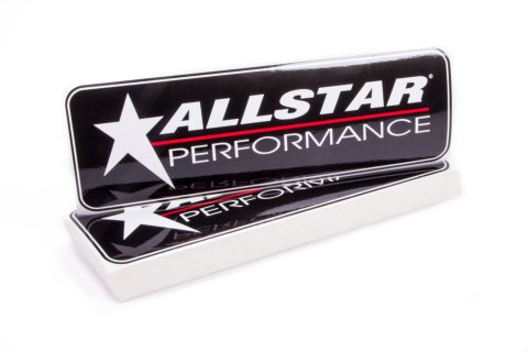 Logo Sticker - Allstar Logo - 3 x 10 in - Black - Set of 100