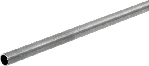 Steel Tubing - 1.125 in OD - 0.083 in Wall Thickness - 12 ft Long - Chromoly - Natural - Each