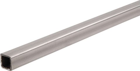 Steel Tubing - 2 in Square - 0.083 in Wall Thickness - 12 ft Long - Steel - Natural - Each