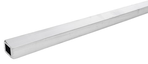 Aluminum Tubing - 0.75 in Square - 0.125 in Wall Thickness - 12 ft Long - Aluminum - Natural - Each