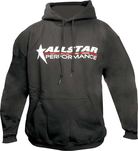 Sweatshirt - Hooded - Allstar Logo - Black - Youth Large - Each