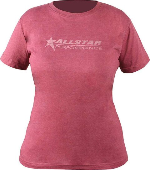 T-Shirt - Ladies Vintage - Allstar Logo - Burgundy - Large - Each