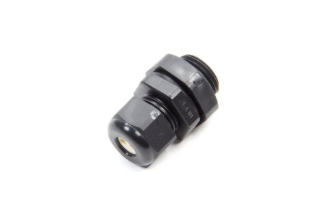 Firewall Grommet - 2-Wire - 0.375 in ID - 1 in OD - 1.45 in Thick - Plastic - Black - Each
